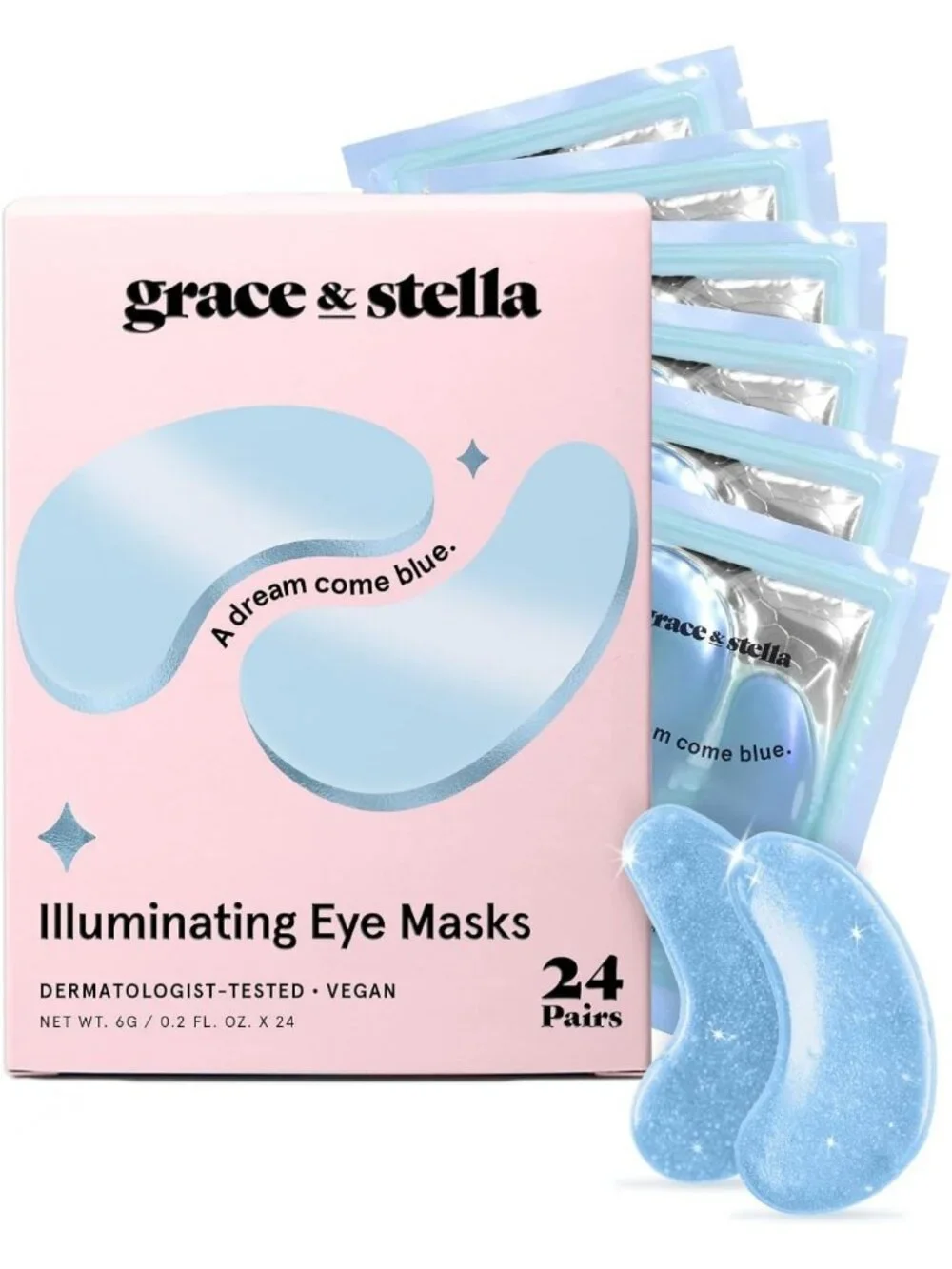 Hydrating Eye Patches for Puffy Eyes & Dark Circles - Award Winning Treatment